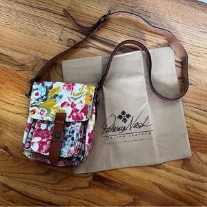 Patricia Nash Floral Crossbody Satchel